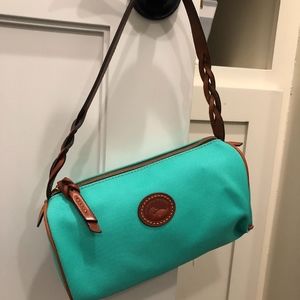 Dooney and Burke bright green bag NWT